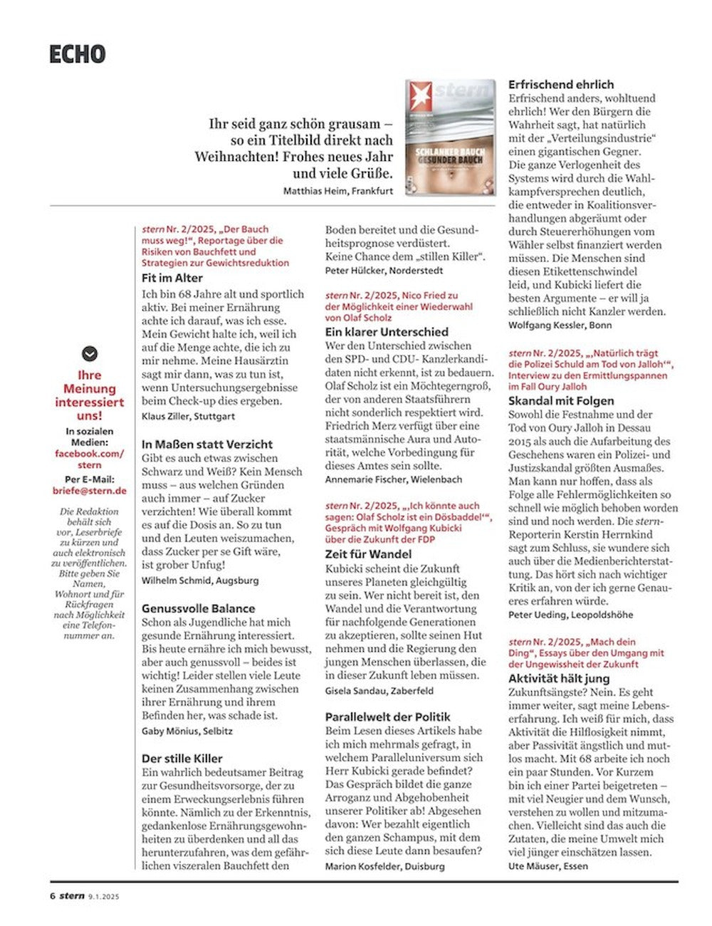 Stern Magasin Tyskland 2025-03 – Putin Elon Musk Sophie Auster – Originaludgave