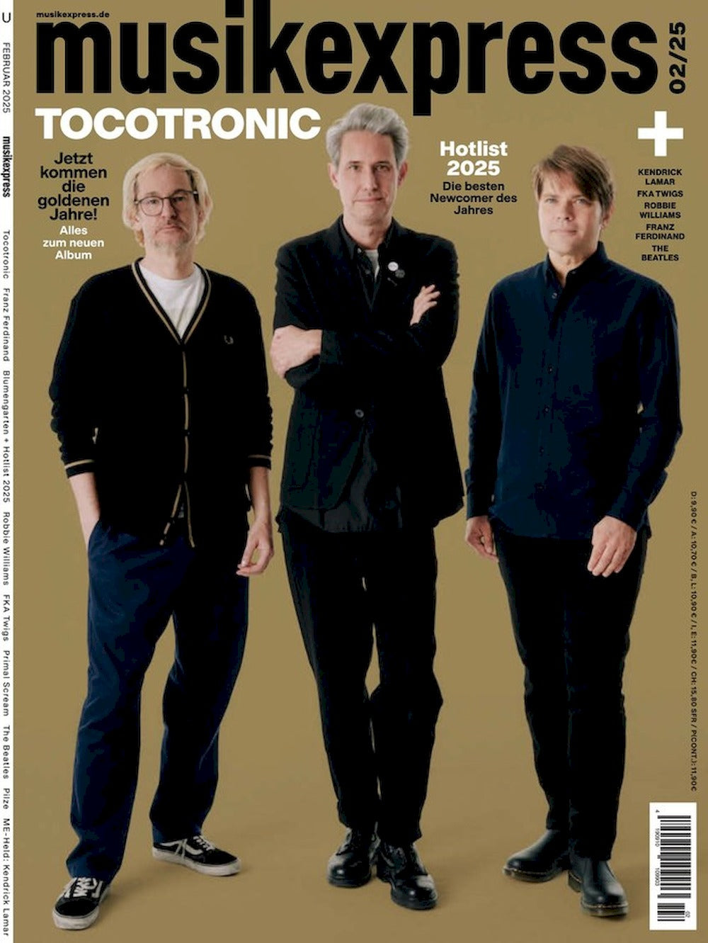 Musikexpress Magazin Deutschland 2025-02 Tocotronic Kendrick Lamar Kayla Shyx Robbie Williams