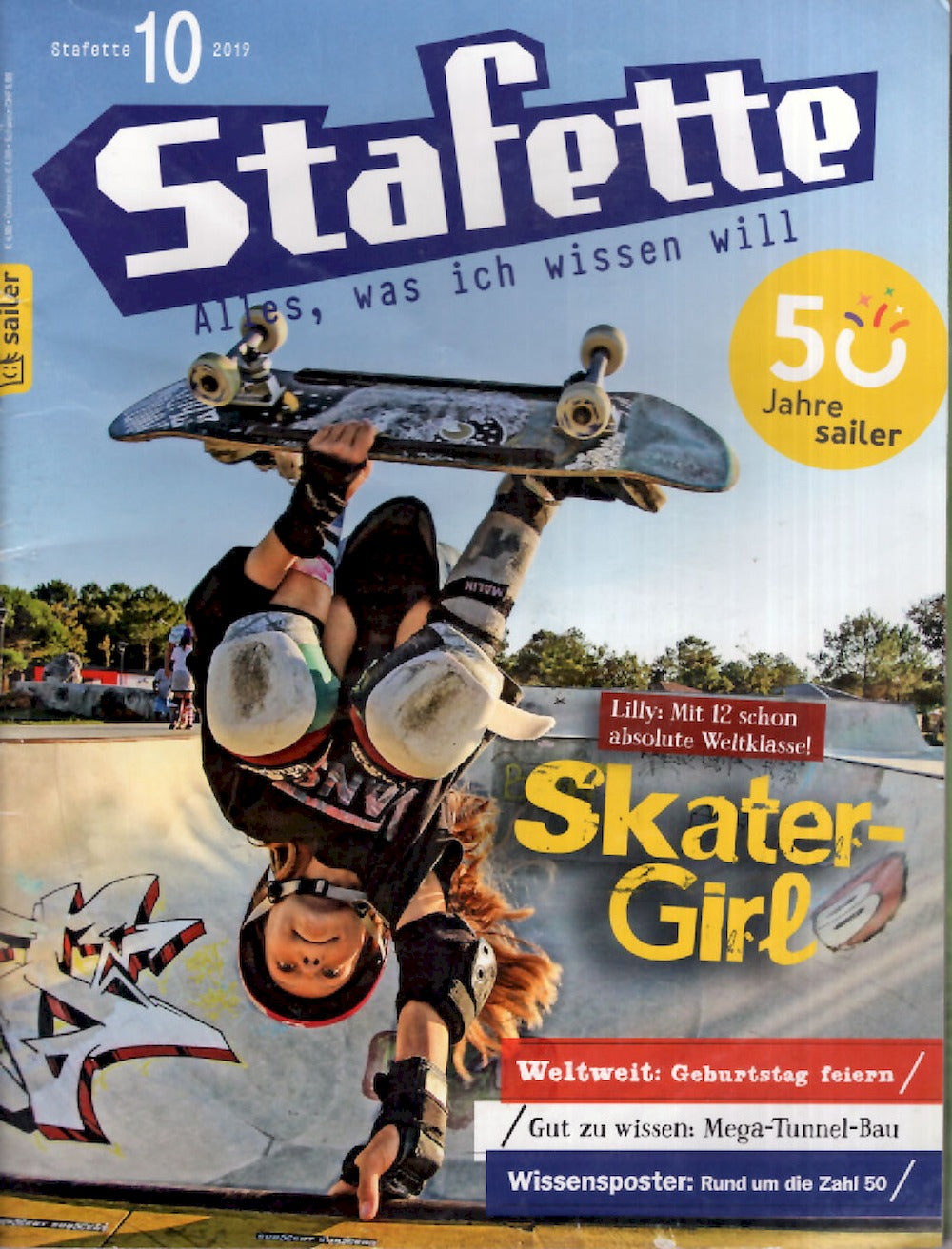 Stafette Magazin Deutschland 2019-10 Lilly Stoephasius Philippe Coutinho Jadon Sancho + Poster
