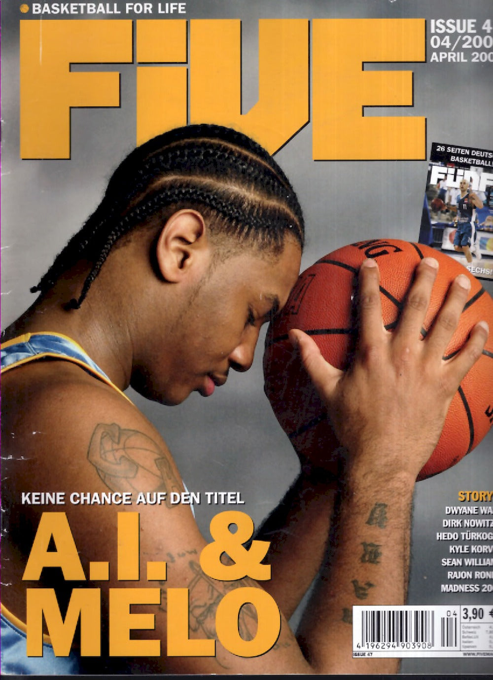 Five Magazin Deutschland 2008-04 Allen Iverson Carmelo Anthony #47