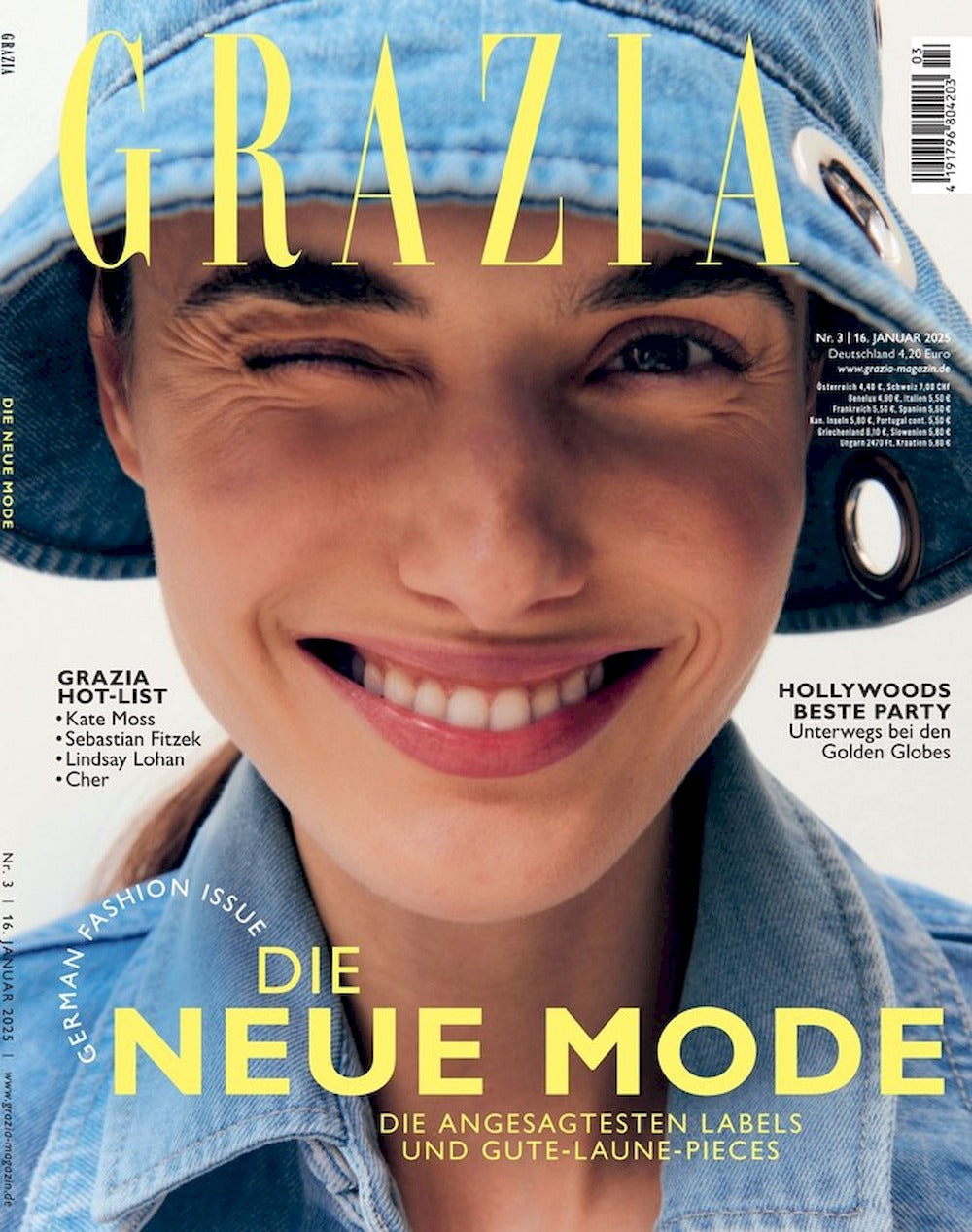 Grazia Magazin Deutschland 2025-03 Kate Moss Kim Kardashian Donald Trump