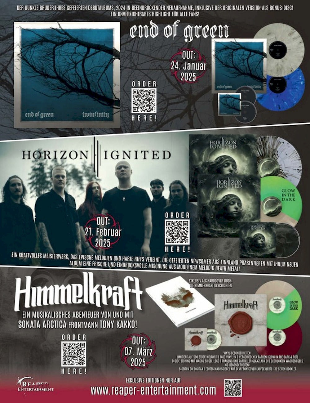 Metal Hammer Magazin Deutschland 2025-02 Bullet For My Valentine Trivium Dream Theater Grave Digger