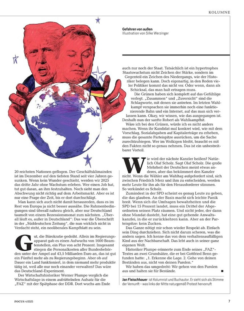 Focus Magazin Deutschland 2025-04 Donald Trump