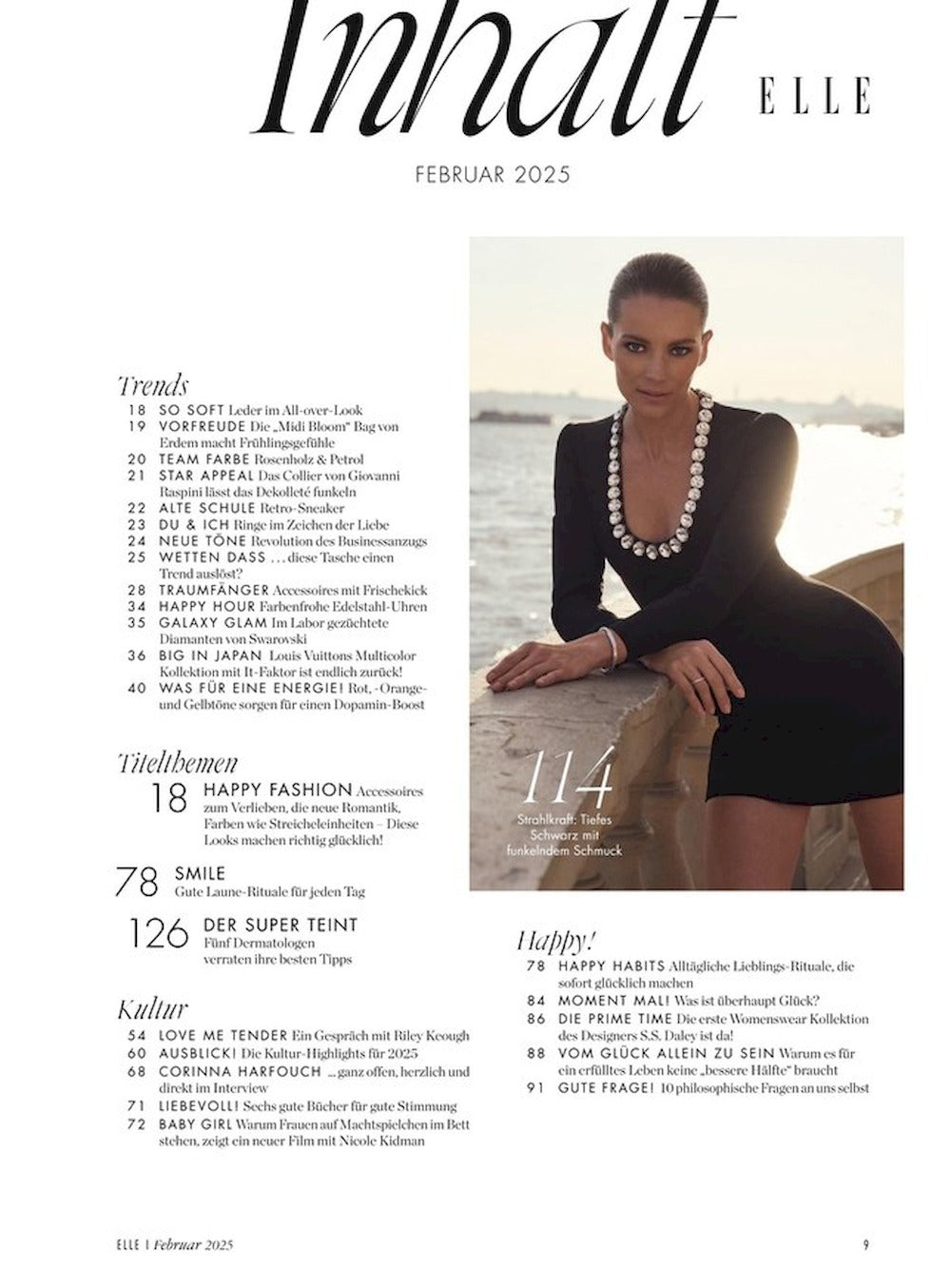 Elle Magazin Deutschland 2025-02 Polina Dvoretskaya