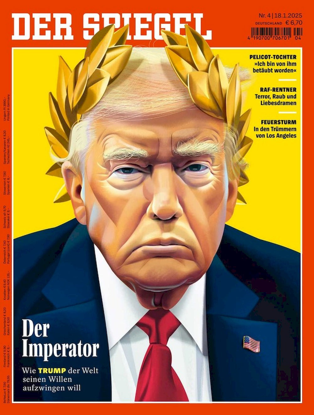 Der Spiegel Rivista Germania 2025-04 Donald Trump Imperator