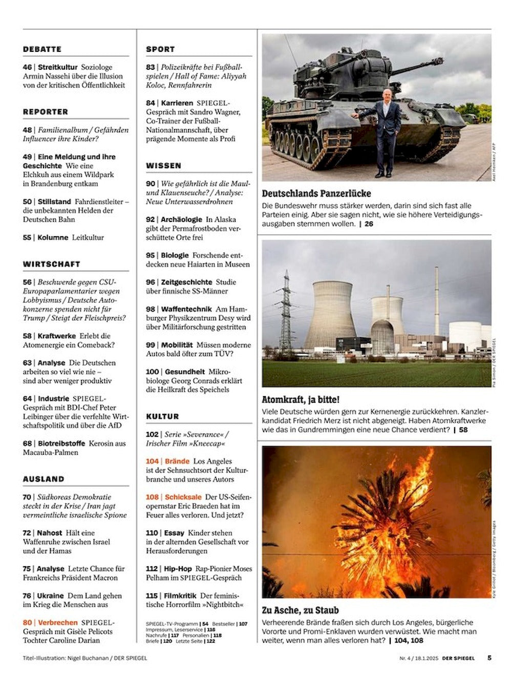 Der Spiegel Rivista Germania 2025-04 Donald Trump Imperator