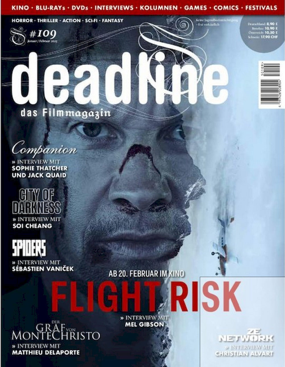 Deadline Magazine Germany 2025-01+02 Original Print Issue