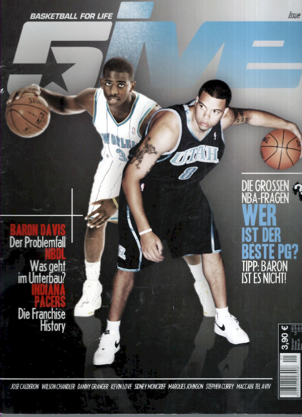 Five Magazin Deutschland 2009-01 Baron Davis Jose Calderon Wilson Chandler #54