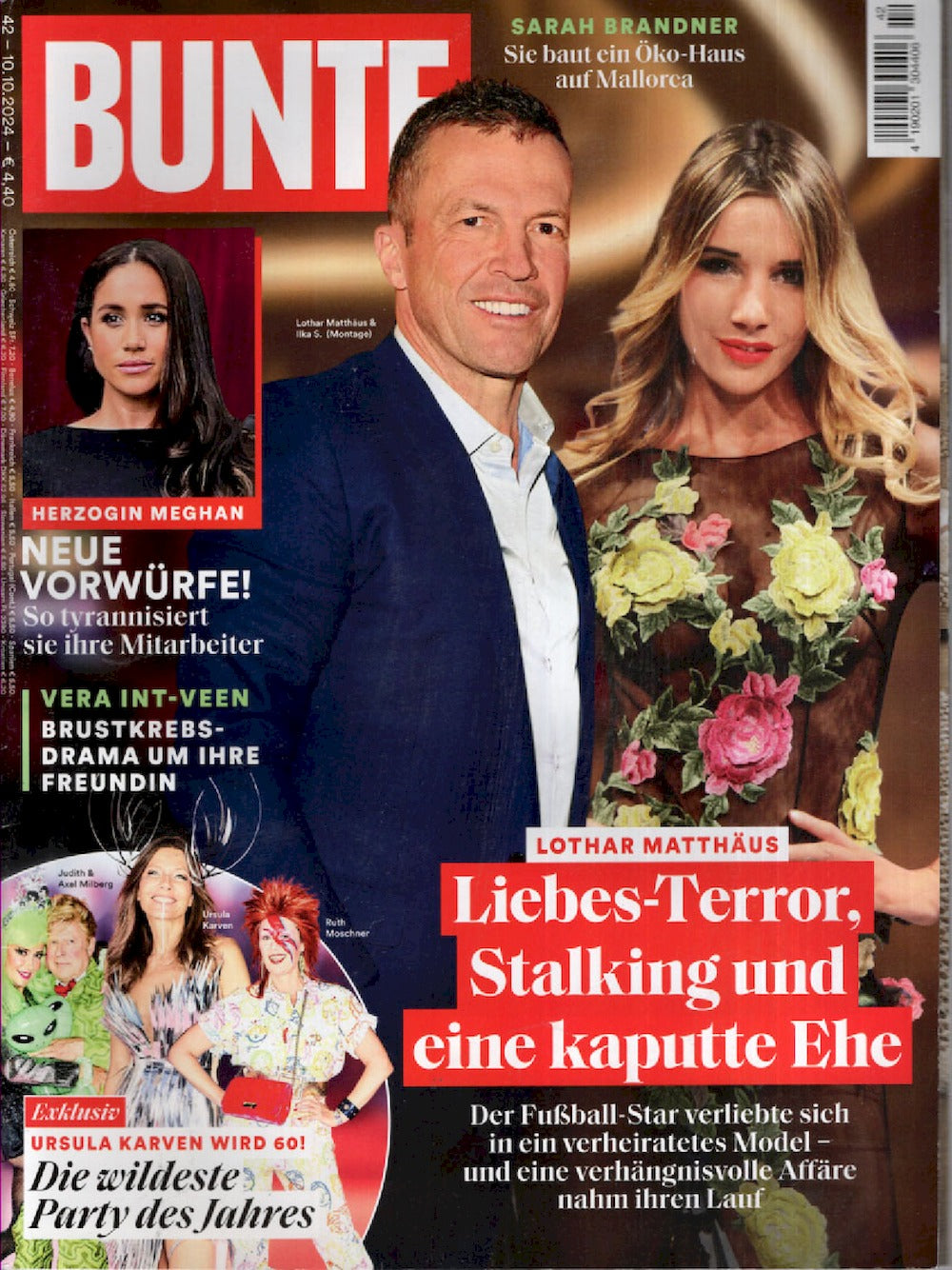 Bunte Magazin Deutschland 2024-42 Lothar Matthäus Meghan Ursula Karven