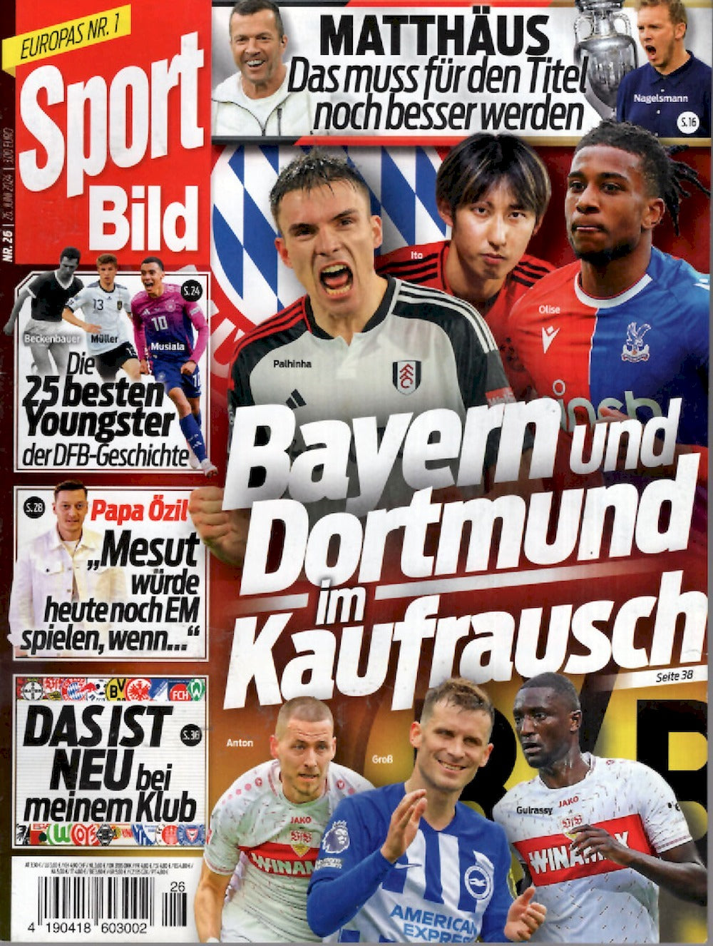 Sport Bild Magazin Deutschland 2024-26 Palhina Olise Ito