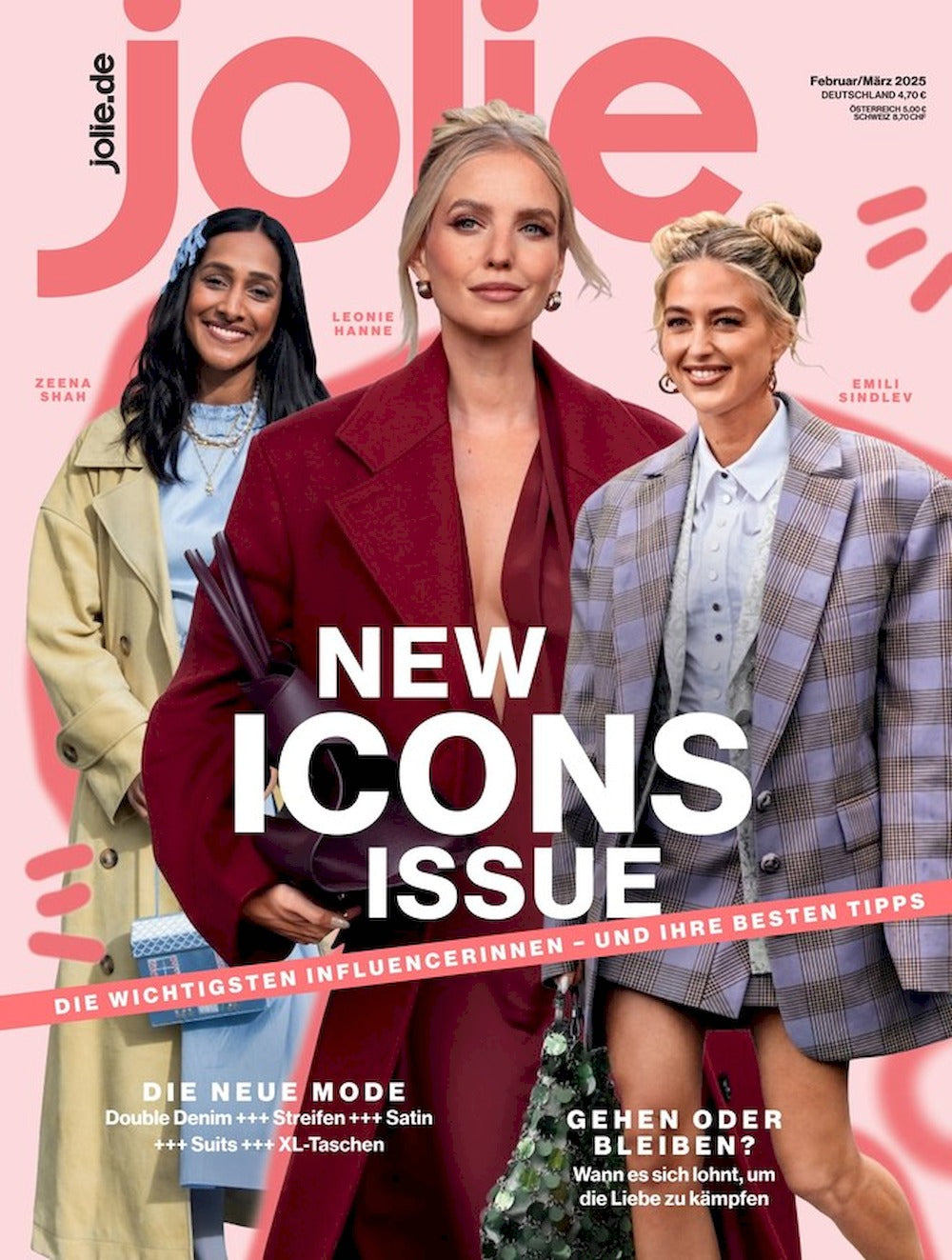 Jolie Magazin Deutschland 2025-02+03 Zeena Shah Leonie Hanne Emili Sindlev