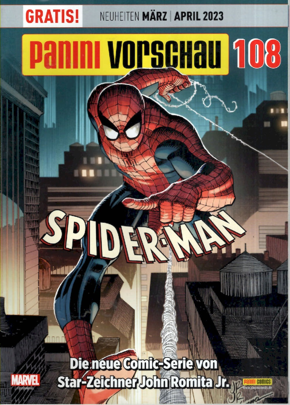 Panini Vorschau Magazin Deutschland 2023-03+04 John Romita Jr. #108