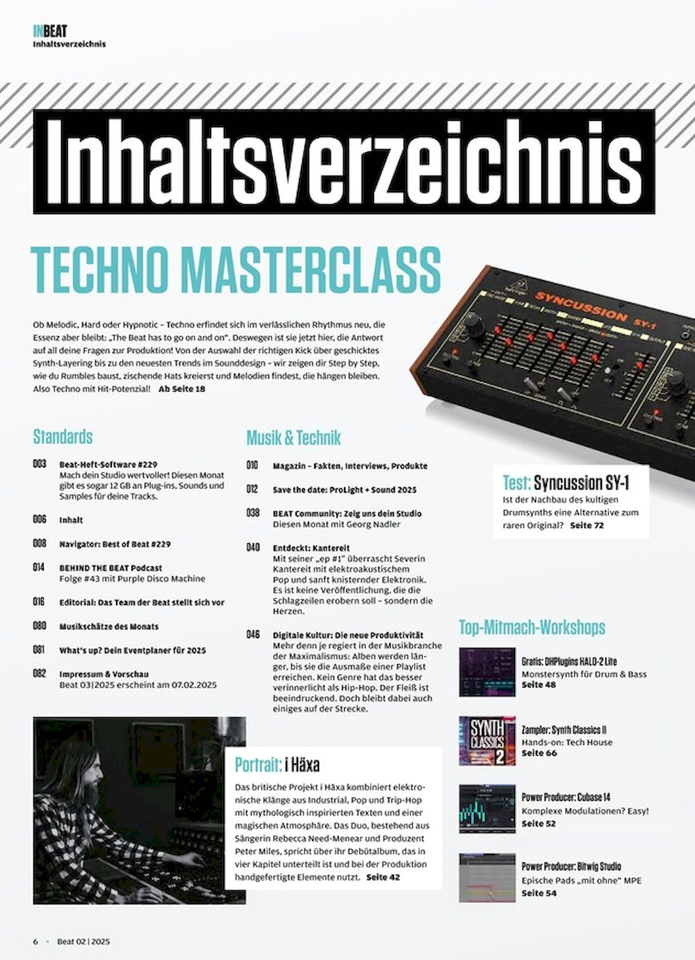 Beat Magazin Deutschland 2025-02 Anfisa Letyago Häxa #229