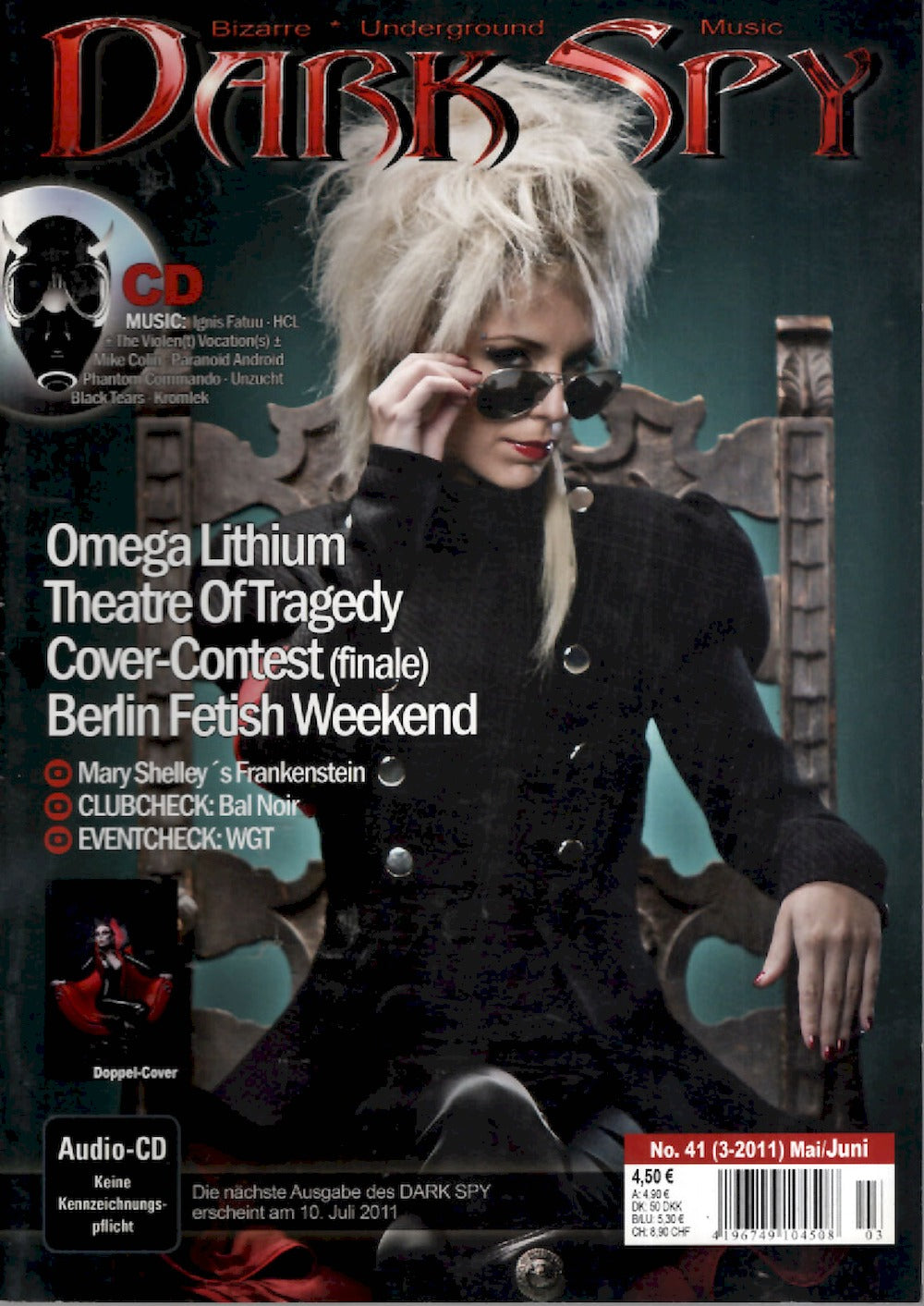 Dark Spy Magazin Deutschland 2011-03 Mya Omega #41 + Poster