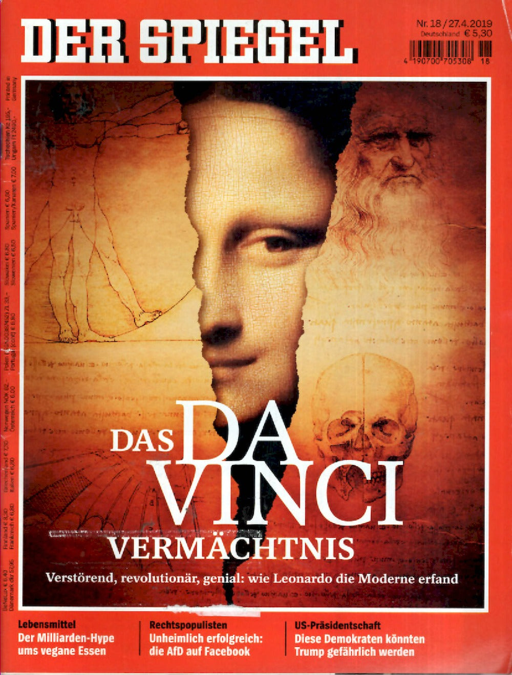Der Spiegel Magazin Deutschland 2019-18 Leonardo Da Vinci