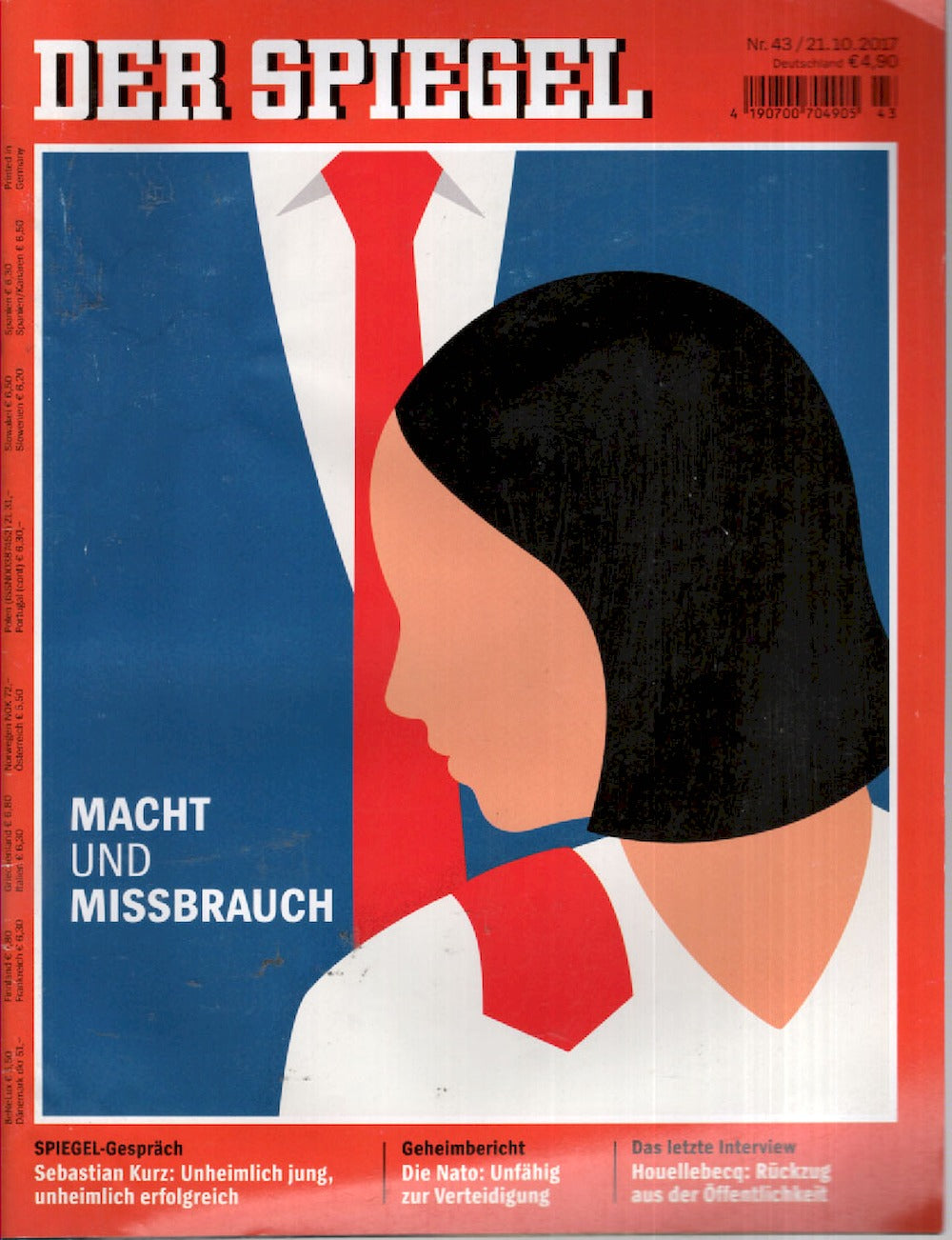 Der Spiegel Magazin Deutschland 2017-43 Sebastian Kurz Michel Houellebecq
