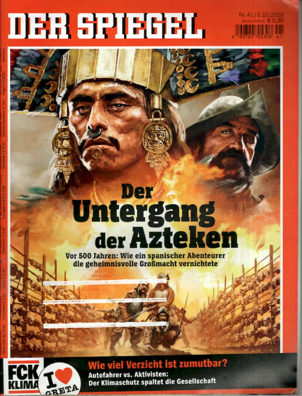 Der Spiegel Magazin Deutschland 2019-41 Azteken Extinction Rebellion Brexit
