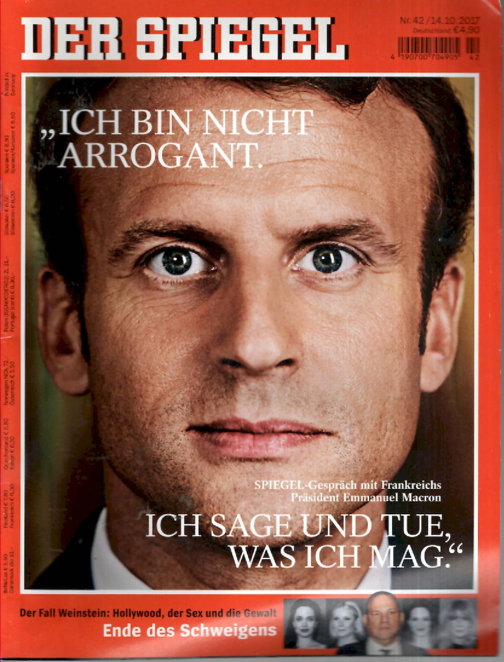 Der Spiegel Magazin Deutschland 2017-42 Emmanuel Macron Harvey Weinstein