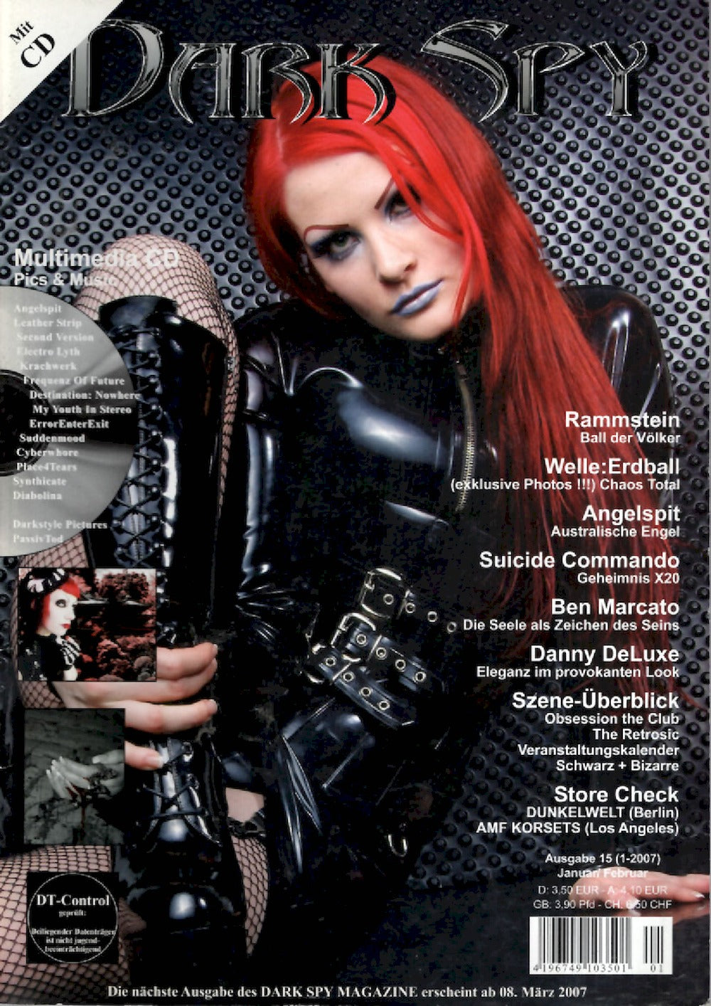 Dark Spy Magazin Deutschland 2007-01 Mella Rammstein Ben Marcato Danny DeLuxe #15