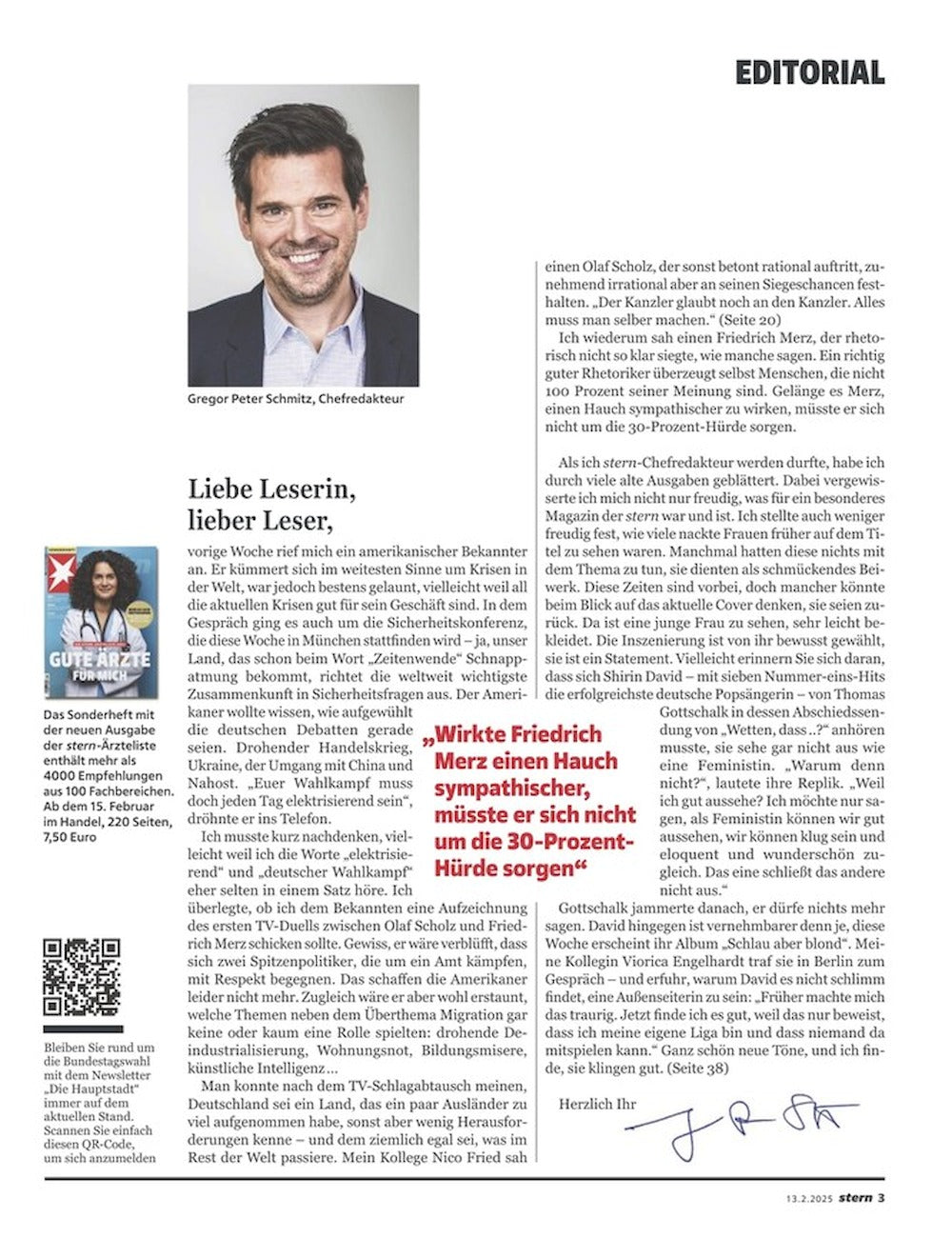 Stern Magazin Deutschland 2025-08 Shirin David