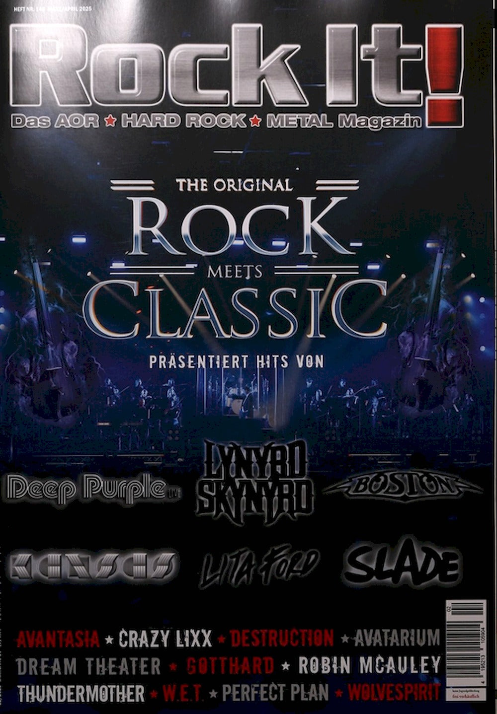 Rock It Magasin Tyskland 2025-03+04 Deep Purple Boston Lynyrd Skynyrd Slade Originaludgave