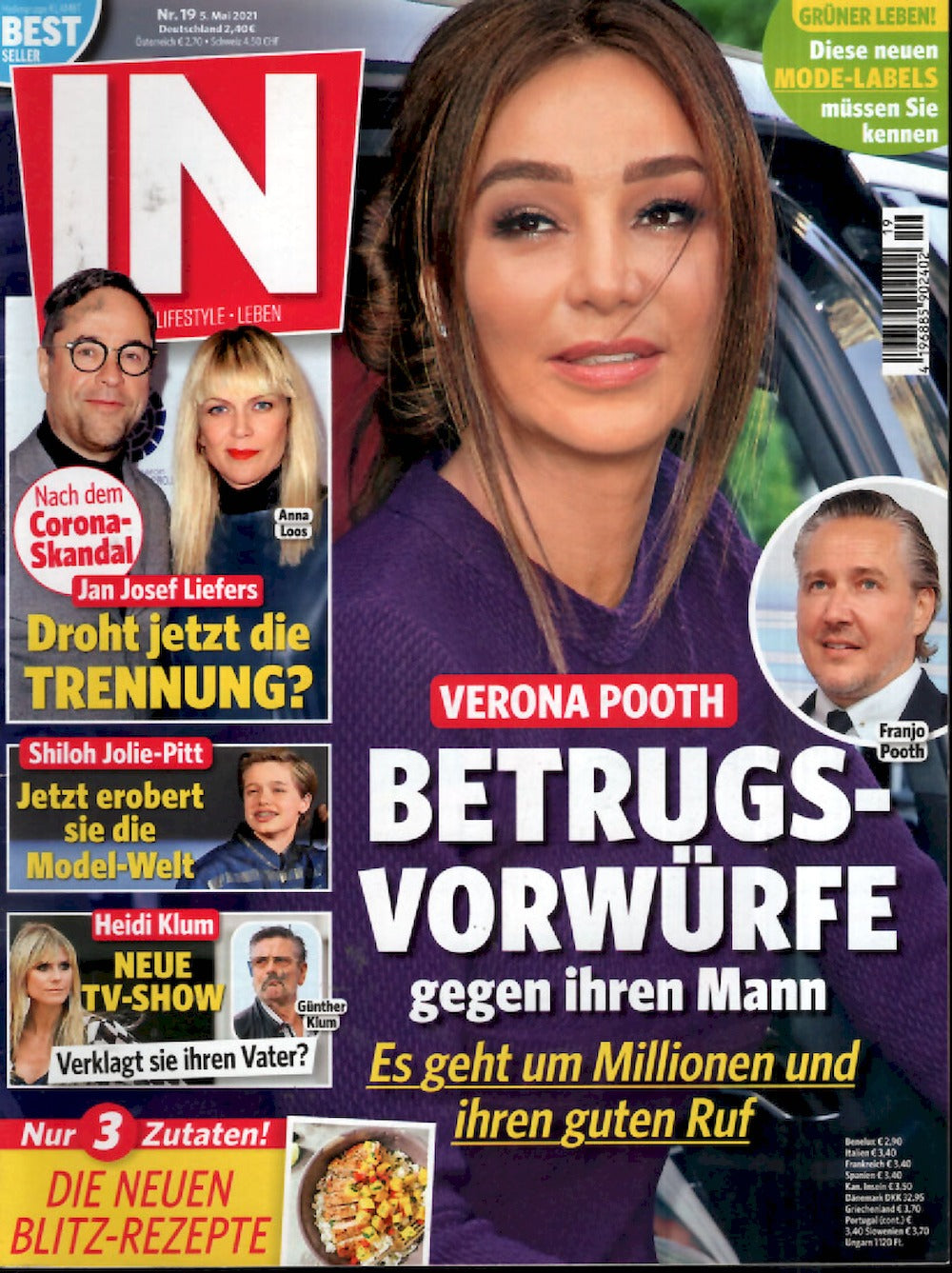 In Magazin Deutschland 2021-19 Verona Poth Heidi Klum Shiloh Jolie-Pitt