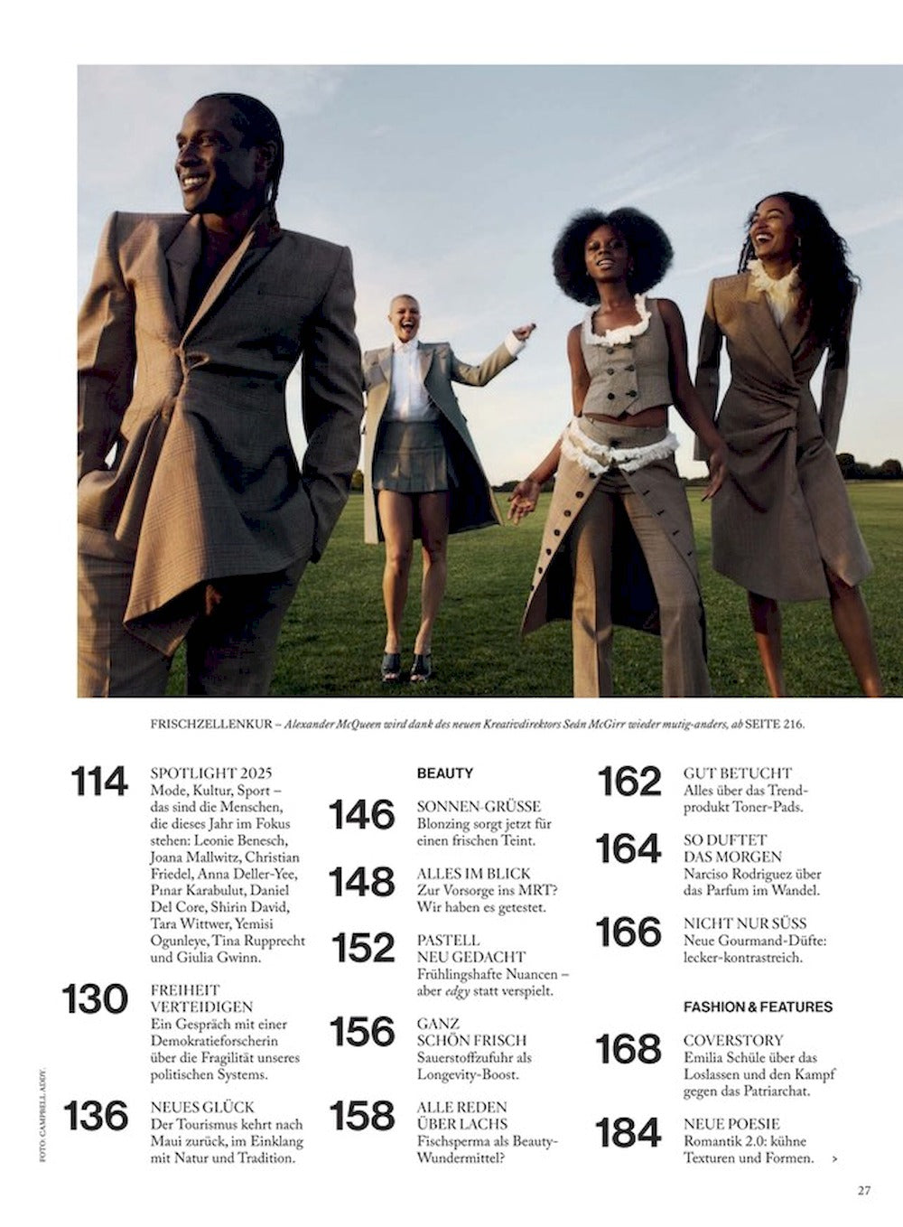 Vogue Magazin Deutschland 2025-03 Emilia Schüle