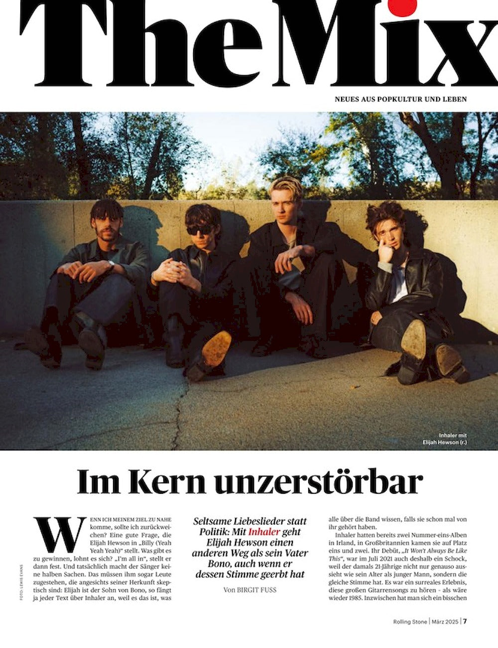 Rolling Stone Magazin Deutschland 2025-03 Timothee Chalamet Bob Dylan Roland Kaiser Marshall Allen #365