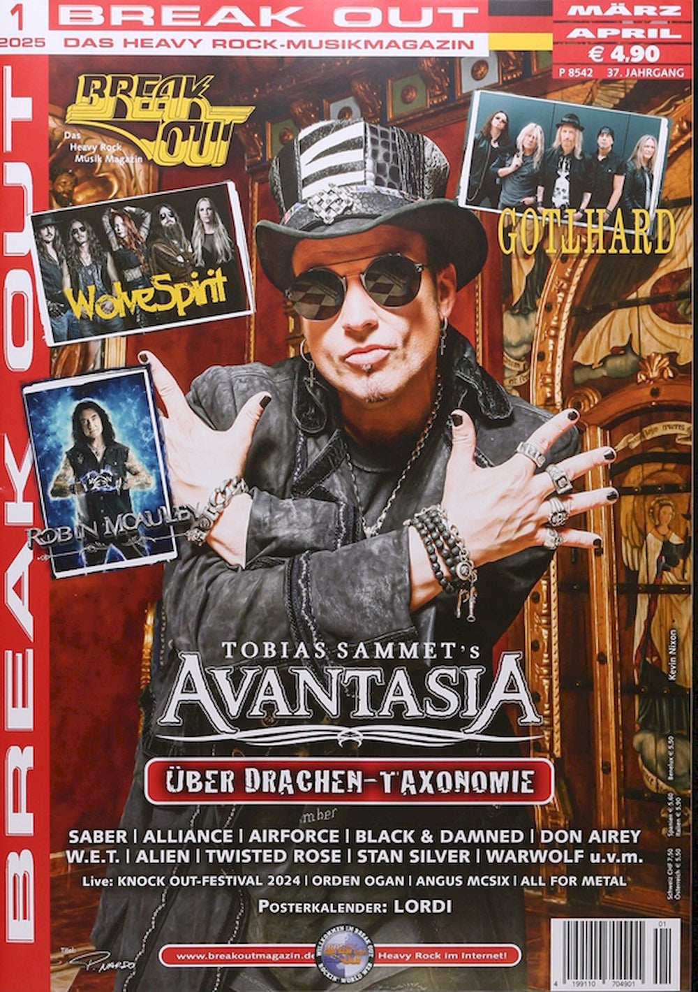 Break Out Magasin Tyskland 2025-03 Avantasia Originaludgave