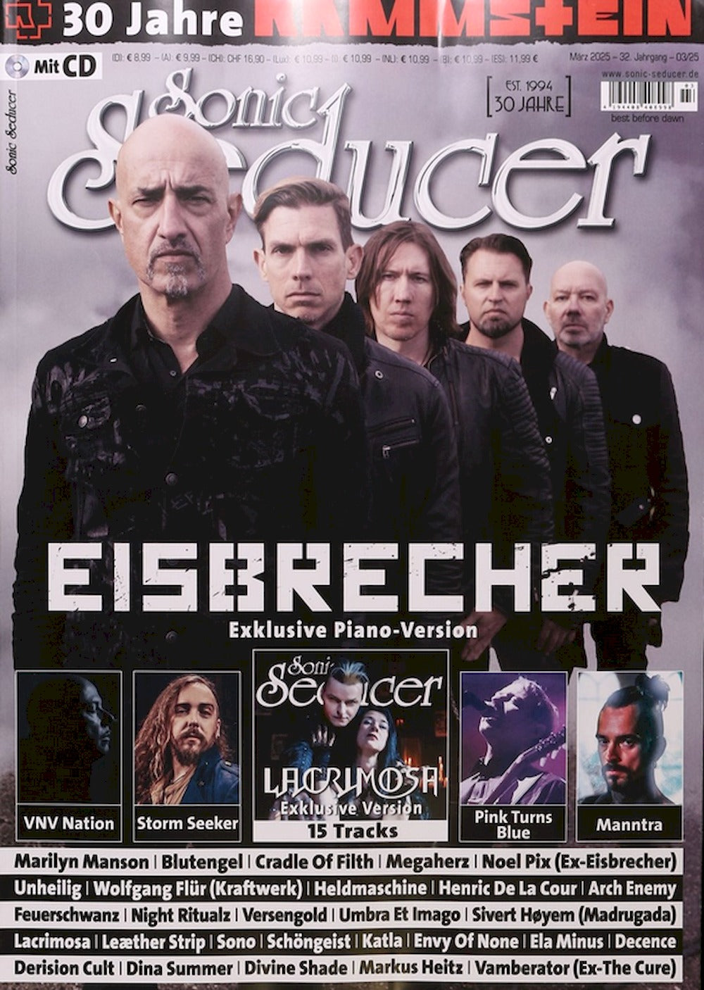 Sonic Seducer Magazin Deutschland 2025-03 Eisbrecher Storm Seeker VNV Nation