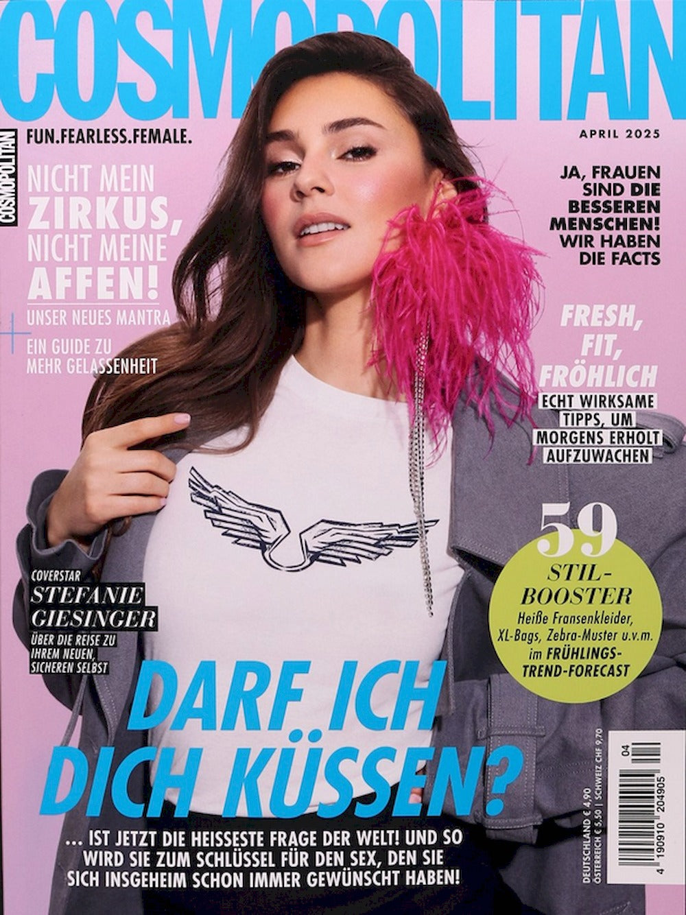 Cosmopolitan Magazin Deutschland 2025-04 Stefanie Giesinger