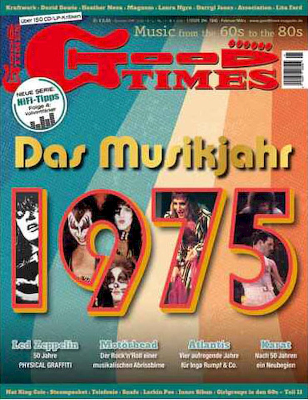 Good Times Magazin Deutschland 2025-01 Kiss Led Zeppelin Motörhead Karat