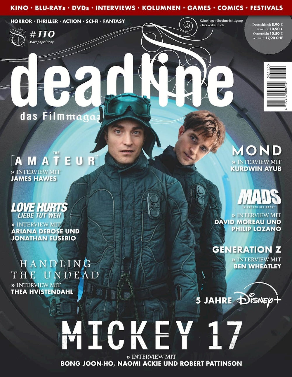 Deadline Magazin Deutschland 2025-03+04 Robert Pattinson Naomie Ackie Mickey #110