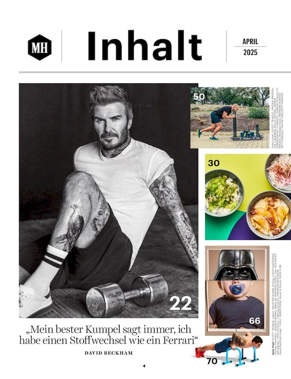 Mens Health Magazin Deutschland 2025-04 David Beckham