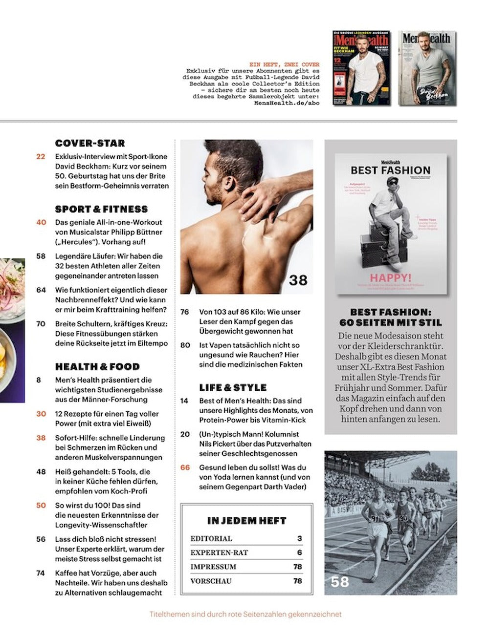 Mens Health Magazin Deutschland 2025-04 David Beckham
