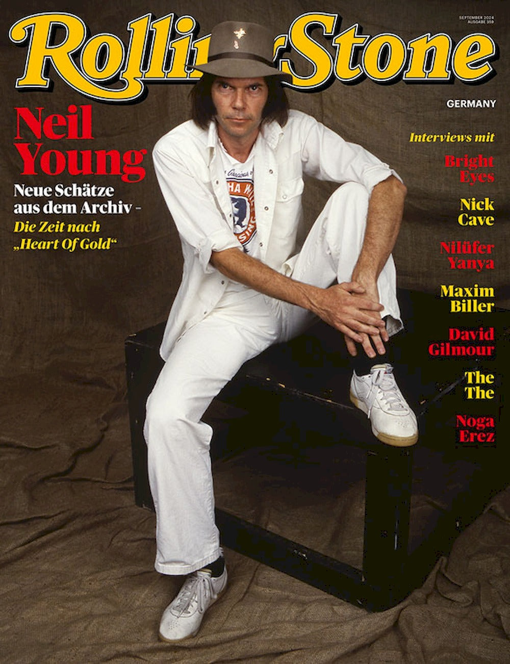 Rolling Stone Revista Alemanha 2024-09 Neil Young Bright Eyes + CD