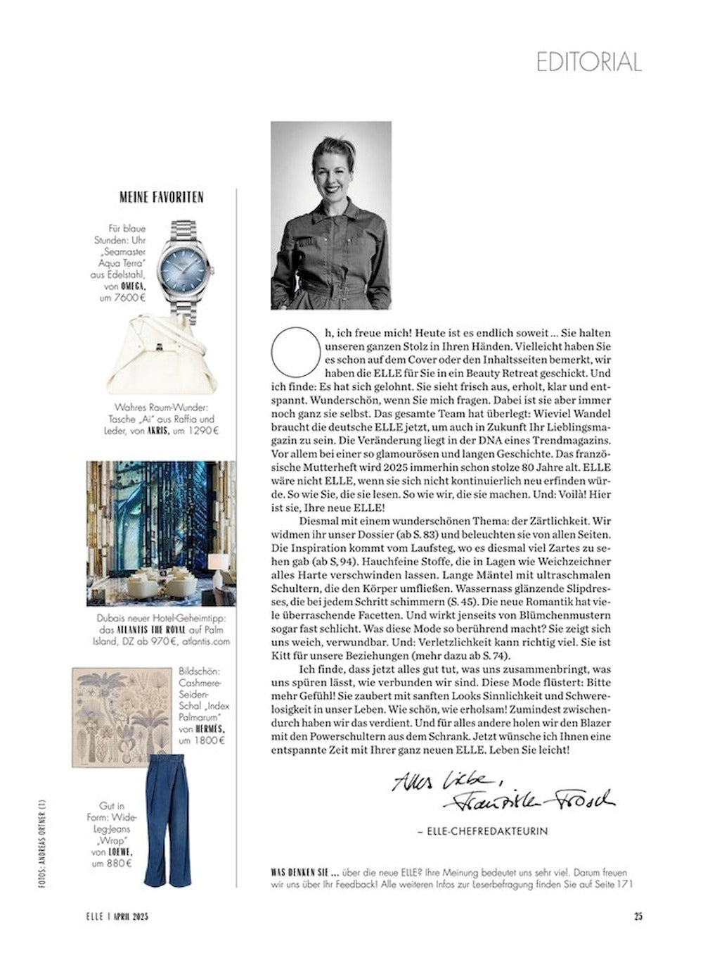 Elle Magazin Deutschland 2025-04 Karolína Isela Kurkova