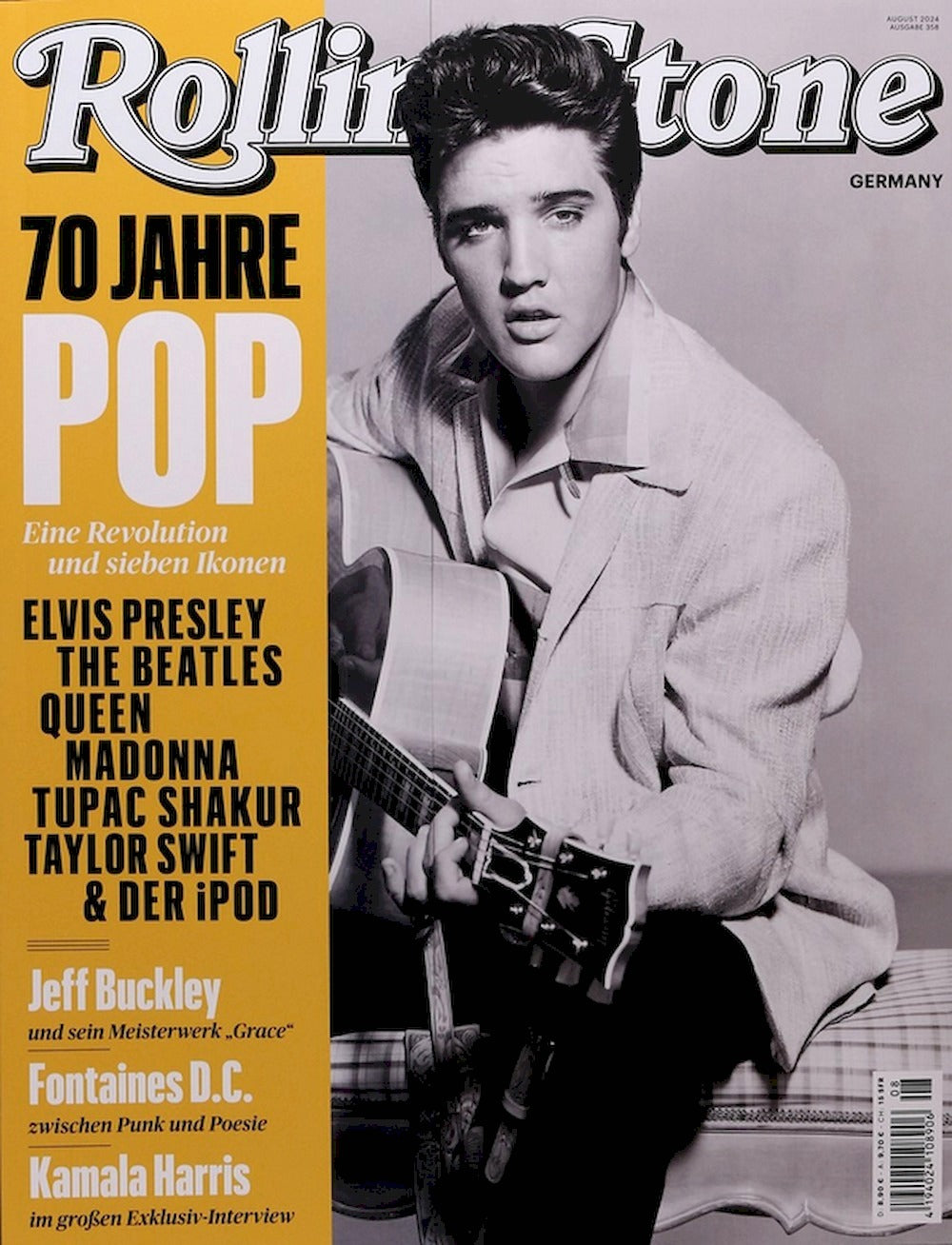 Rolling Stone Magazine Germany 2024-08 Elvis Presley The Beatles + CD