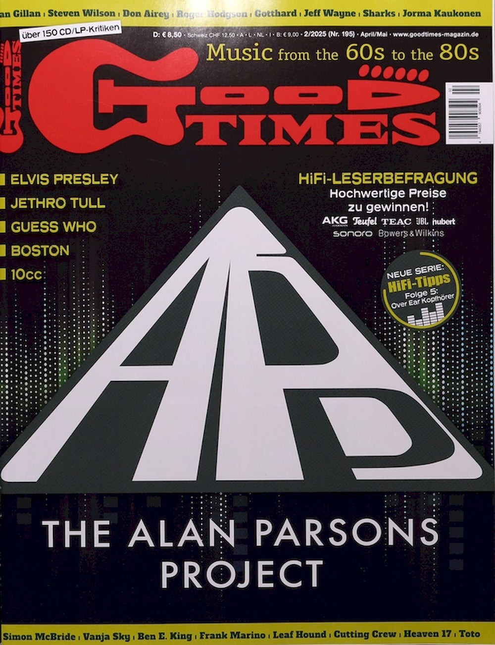 Good Times Magazin Deutschland 2025-02 Alan Parsons Project Elvis Presley 10cc Jethro Tull