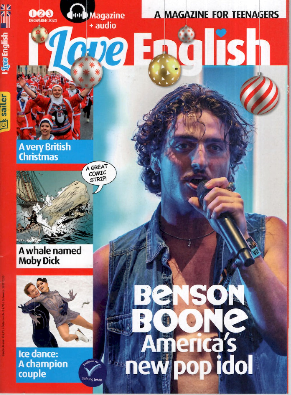 I Love English Magazin Deutschland 2024-12 Benson Boone #123