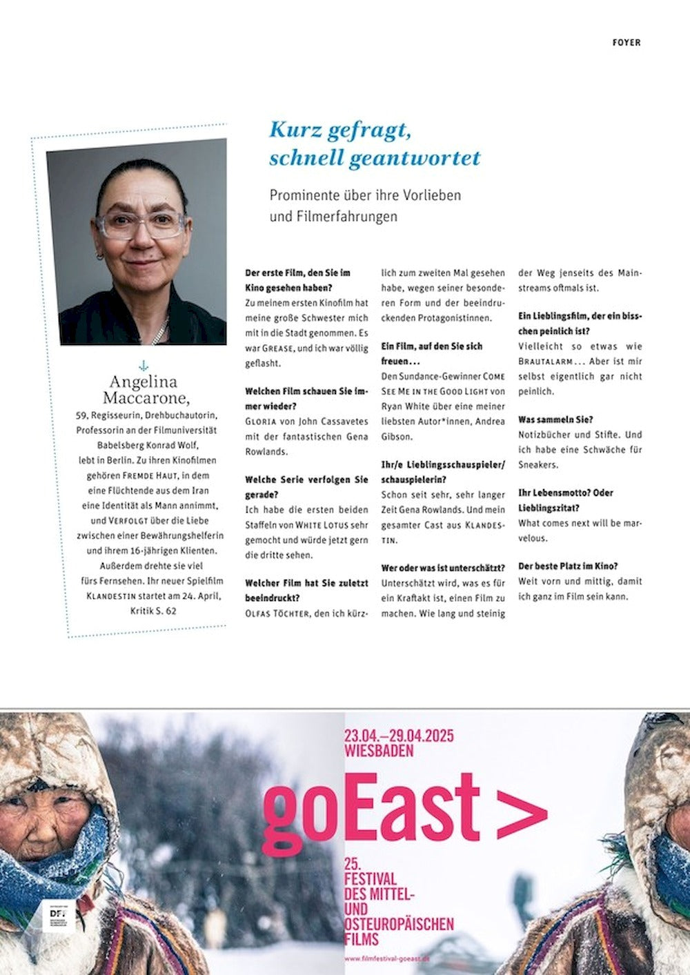 EPD Film Magazin Deutschland 2025-04 Michael B. Jordan Delroy Lindo Himesh Patel