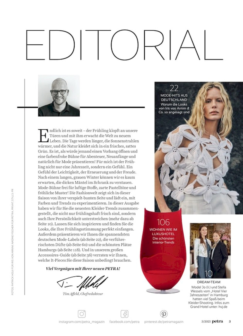 Petra Magazin Deutschland 2025-03 Suki Waterhouse