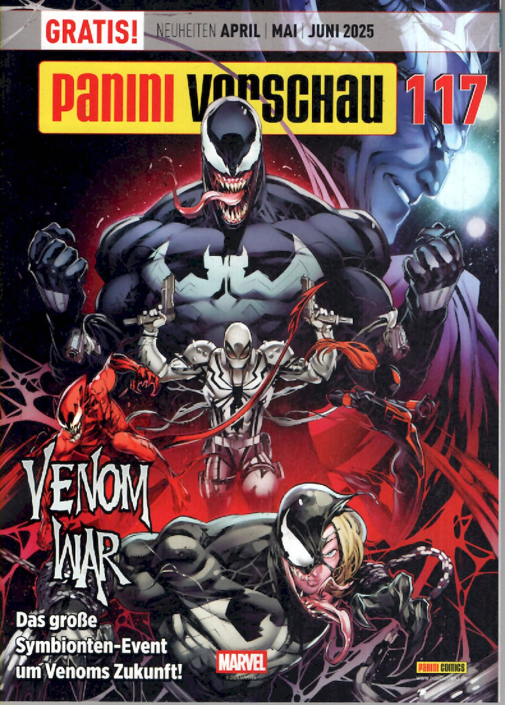 Panini Vorschau Magazin Deutschland 2025-04+05 Venom War #117