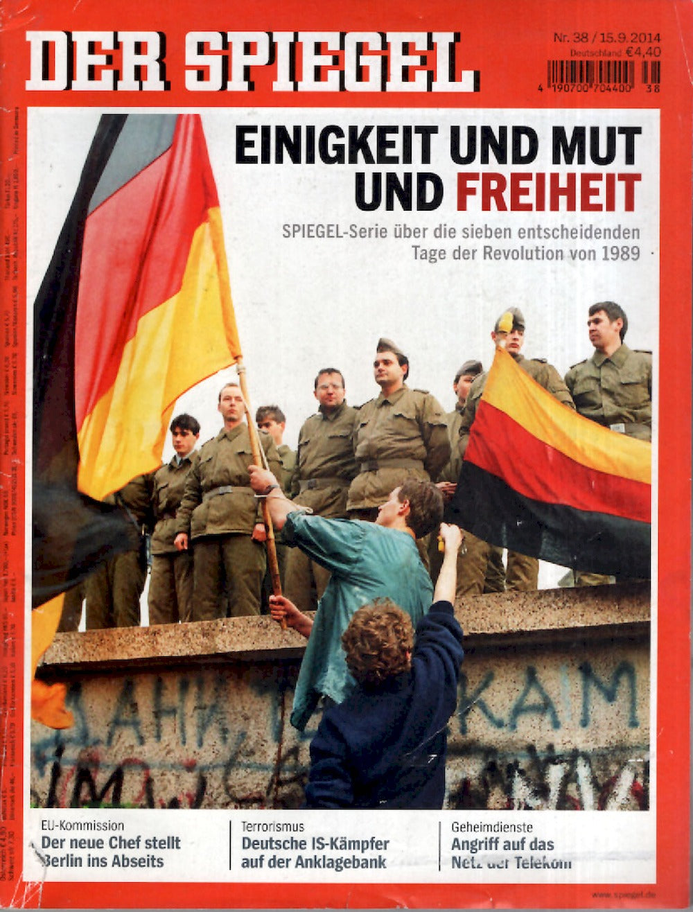 Der Spiegel Magazin Deutschland 2014-38 Germany 1989