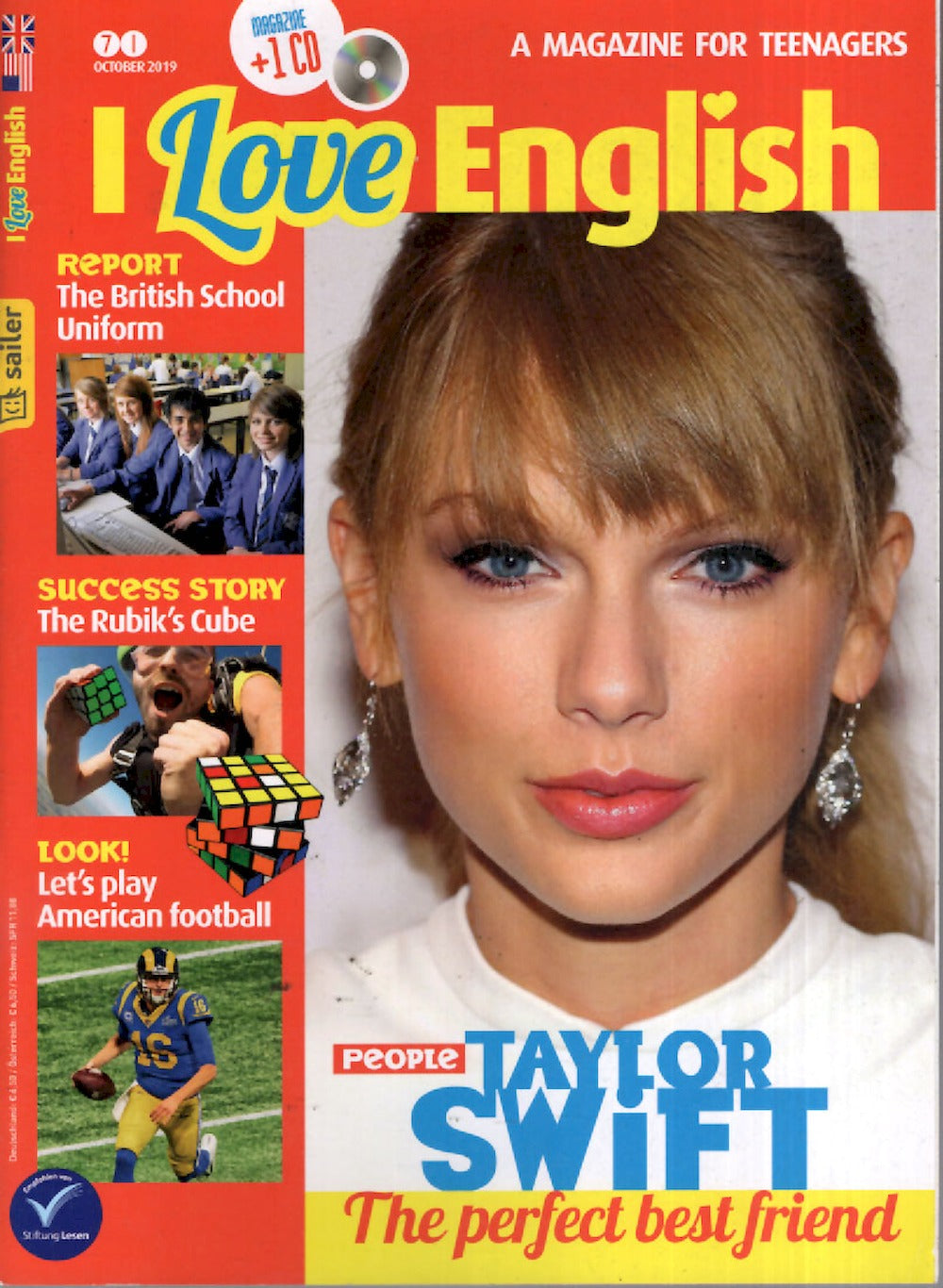 I Love English Rivista Germania 2019-10 Taylor Swift Edizione originale