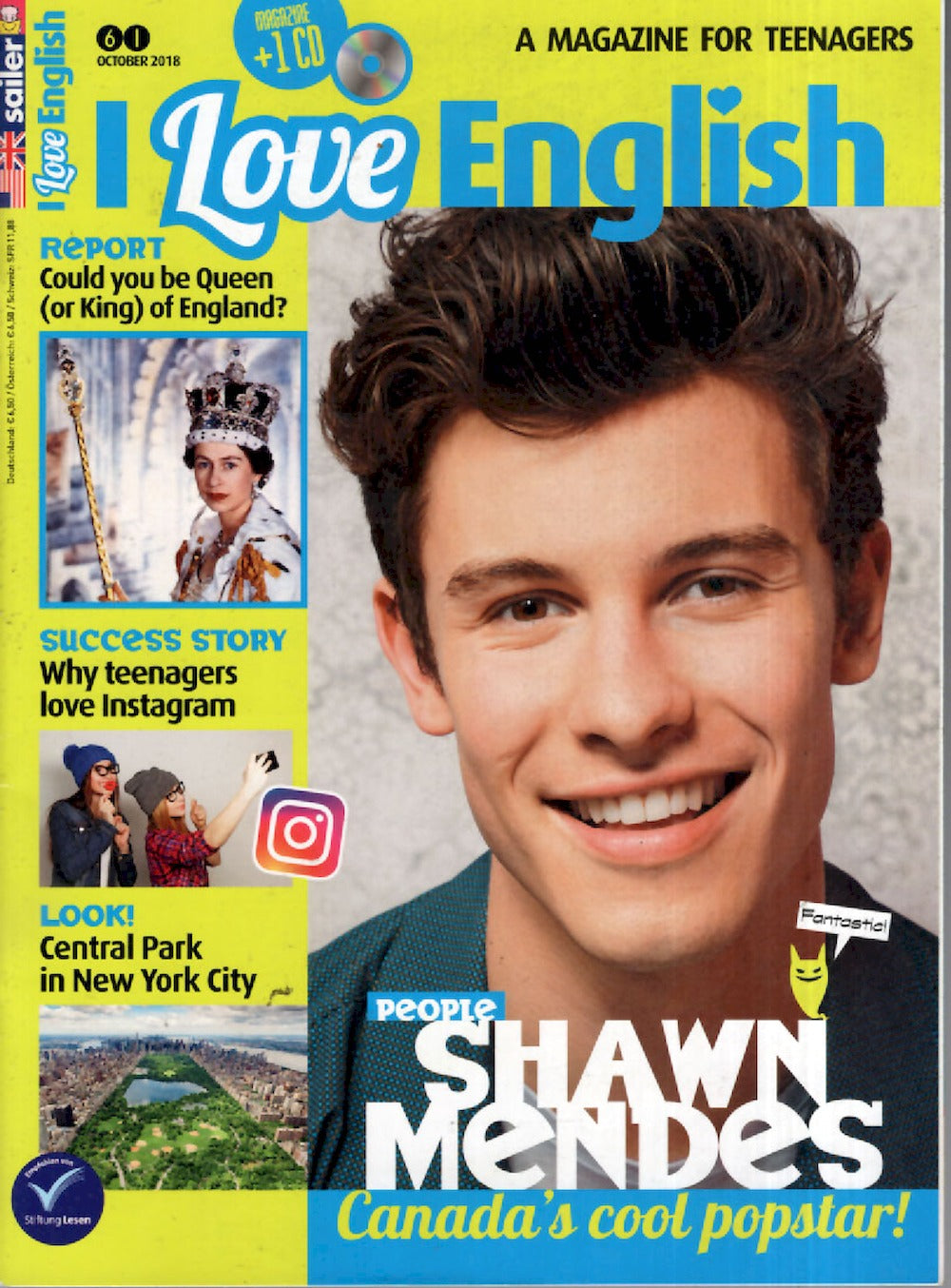 I Love English Magazin Deutschland 2018-10 Shawn Mendes #61