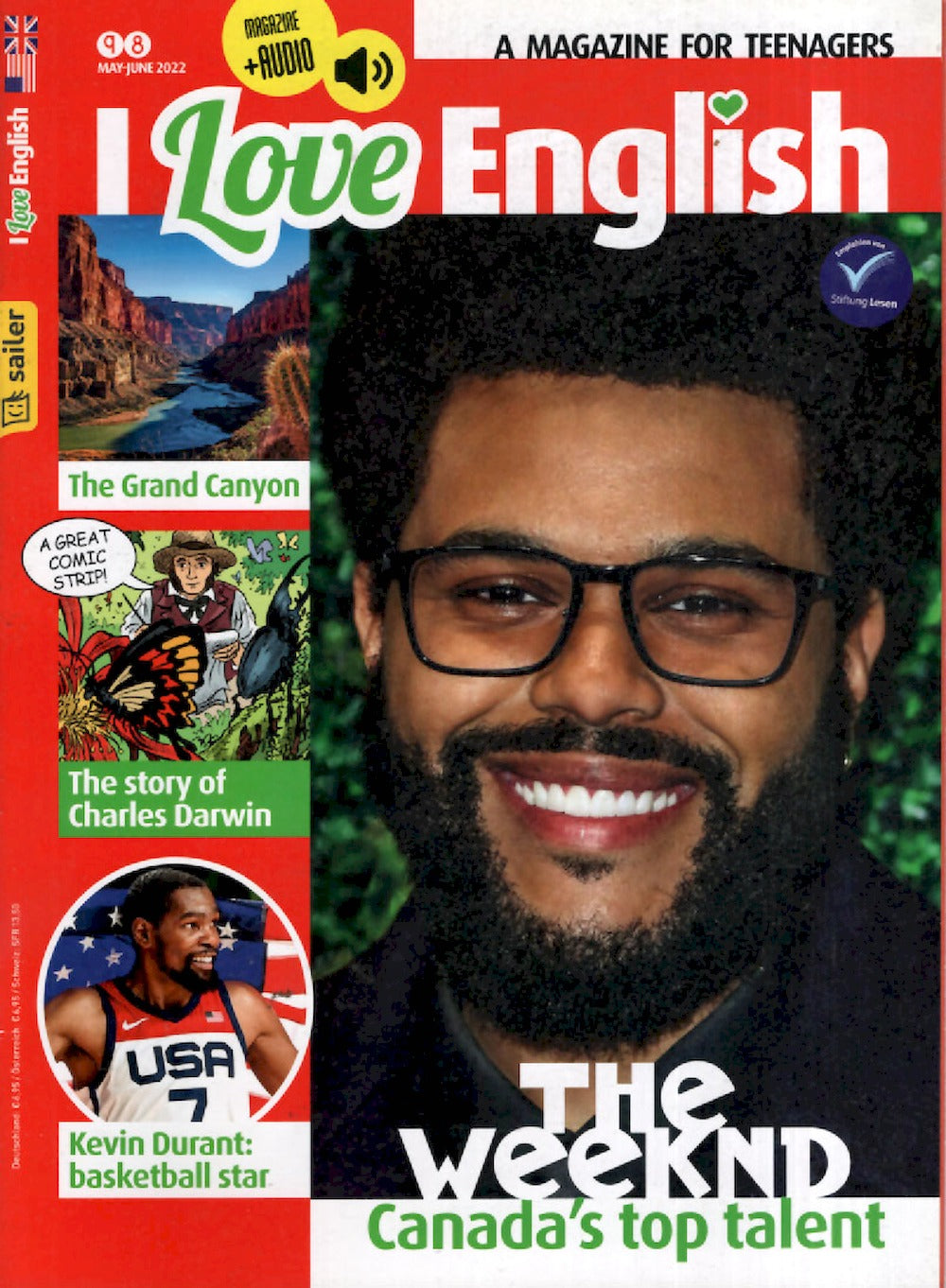 I Love English Revista Alemania 2022-05+06 The Weeknd Kevin Durant Edición original