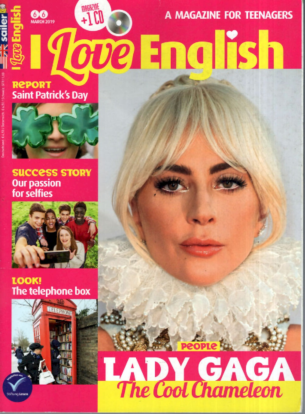 I Love English Magazin Deutschland 2019-03 Lady Gaga #66