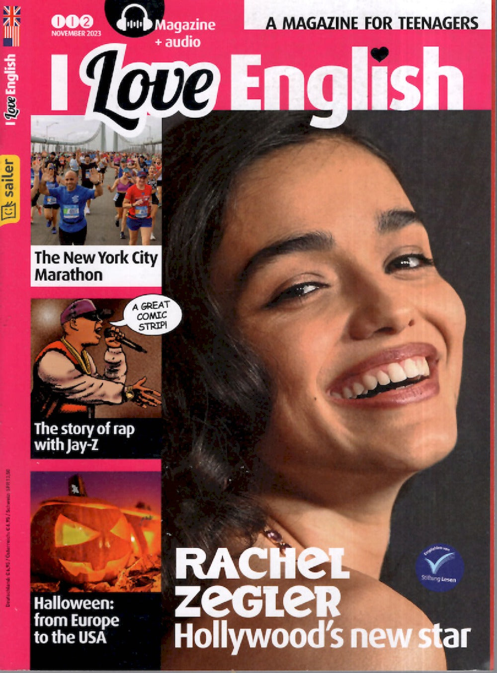 I Love English Magazin Deutschland 2023-11 Rachel Zegler Jay-Z #112