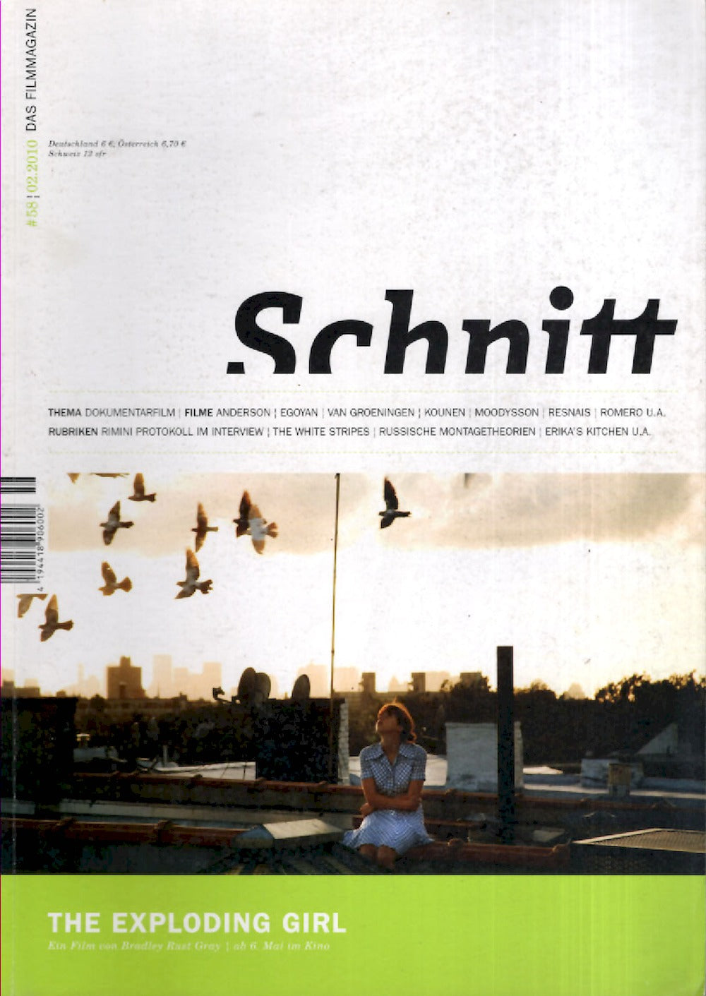 Schnitt Magazin Deutschland 2010-02 Zoe Kazan Bradley Rust Gray Mark Rendall #58